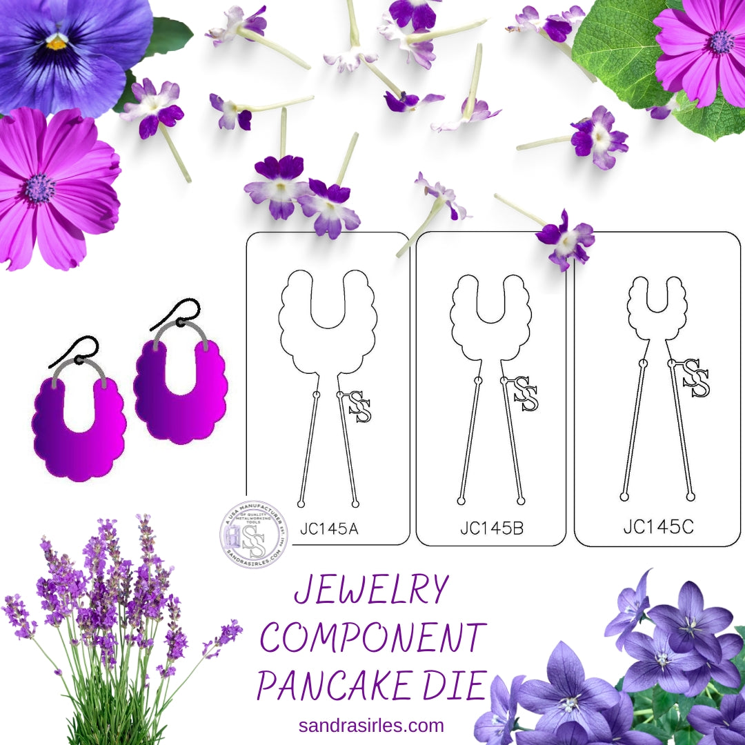PANCAKE DIE JC145 JEWELRY COMPONENT